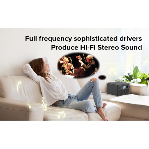 CD Player Retro Home Gift English Bluetooth Music CD Album CD Player FM Radio Play MP3CD/MP3 CD/U Disk/Bluetooth/FM - Black