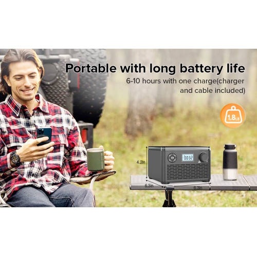 CD Player Retro Home Gift English Bluetooth Music CD Album CD Player FM Radio Play MP3CD/MP3 CD/U Disk/Bluetooth/FM - Black