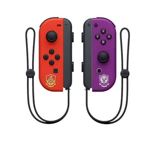Switch controller game controller left and right wireless Bluetooth controller with one-button wake-up Joycon dual vibration motor- Vermillion +