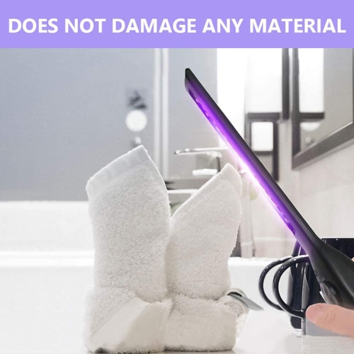 Assainisseur à lumière UV, lampe anti-UV portative anti-lumière UV USB Désinfectant à lumière ultraviolette rechargeable pour voiture de voyage