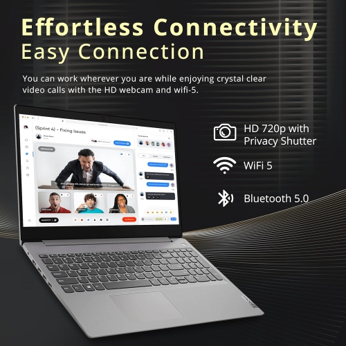 Refurbished - Lenovo IdeaPad 3i 15.6" FHD Business Laptop, Intel i3-1005G1, 256GB SSD, 8GB DDR4 RAM, Intel UHD Graphics, Number Pad, Windows 10 S,