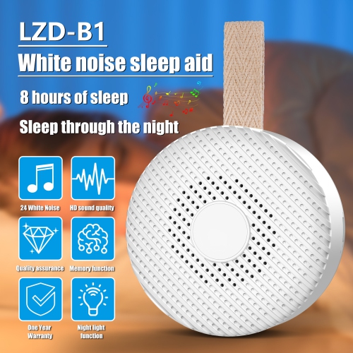 Machine à bruit blanc - Appareil sonore portatif pour bébé adulte, Lecteur à bruit blanc avec minuterie de veilleuse, Pour le bureau et le sommeil,