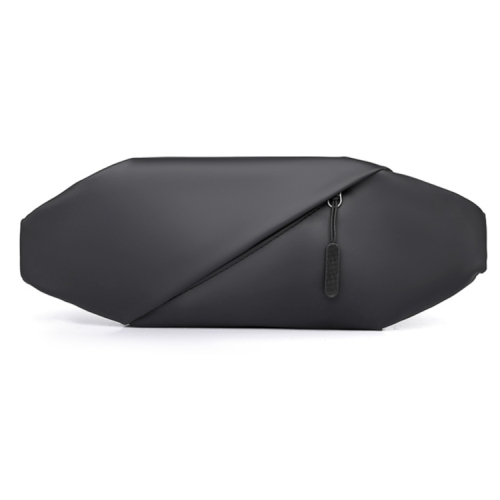 Sac à bandoulière léger pour homme Sac de voyage extérieur Sac bandoulière simple, sac à bandoulière, sac à bandoulière, sac de poitrine - noir