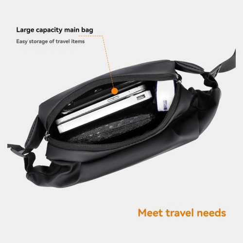 Men's Crossbody Bag Lightweight Outdoor Travel Leisure Bag Single Shoulder Bag, Shoulder Bag, Crossbody Bag, Chest Bag - Gray