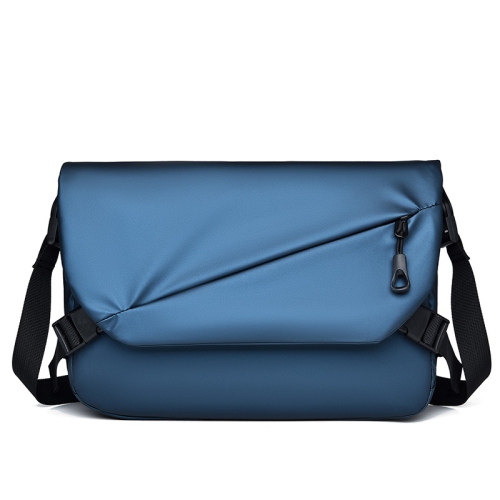 Crossbody bag, lightweight outdoor design + street fashion one-shoulder leisure, unisex crossbody bag waterproof large capacity - blue