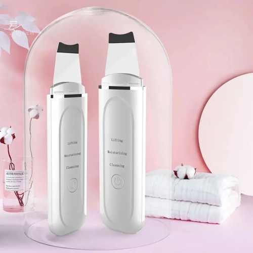 Nettoyant électrique pour le visage, grattoir à ultrasons pour la peau, instrument de beauté portatif et nettoyant pour les pores pour le nettoyage,