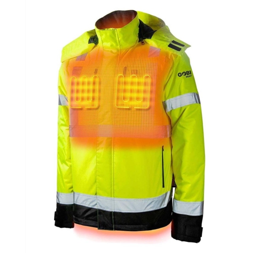 Gobi Heat Flash Heated Hi Vis Reflective Jacket