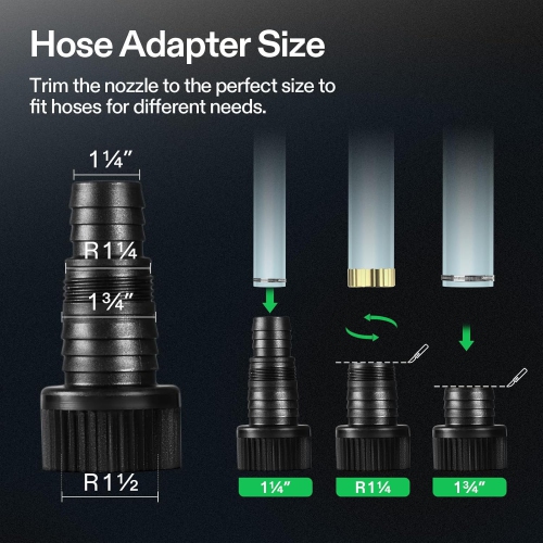 VIVOSUN 4500 GPH 220W Submersible Water Pump – High Flow Pond Pump for Waterfalls, Fish Tanks, Fountains, and Hydroponics