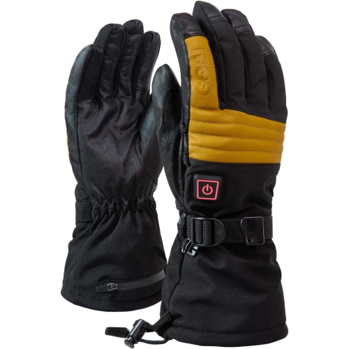 Vertex ll Heated Ski/Snowboard Gloves - 6 Hours of Heat | Battery and Charger Included | 3 Heat Settings | Heat Up and Around Each Finger - Small