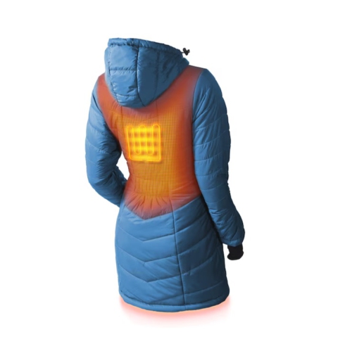 Gobi Heat Victoria Women's Blue Heated Coat