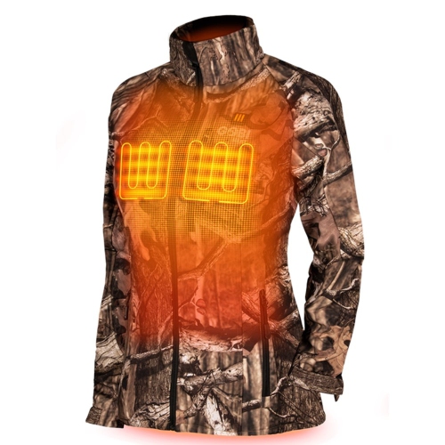 Veste de chasse chauffante Sahara pour femme - camouflage Mossy Oak