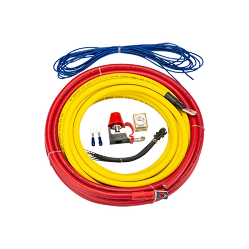 Kicker 47KMPK4 4-Gauge Marine Grade Amplifier Wiring Kit