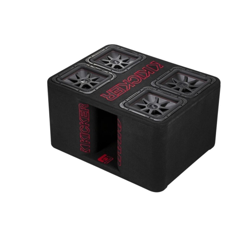 Kicker 47QL7R122 12" Quad L7R 2-ohm Subwoofer Enclosure