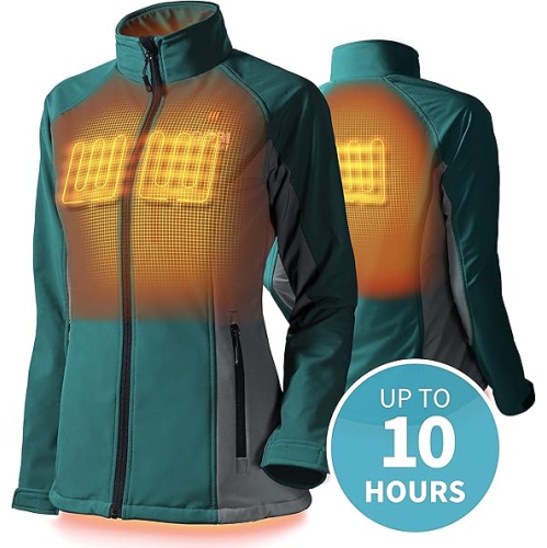 Sahara Veste chauffante pour Femme - 10 heures Batterie et chargeur | Lavable à la machine