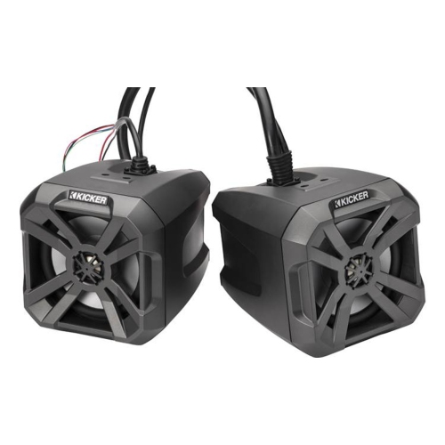 Haut-parleur auto-alimenté 48BTCAN65 de 6,5&nbsp;po de Kicker avec Bluetooth