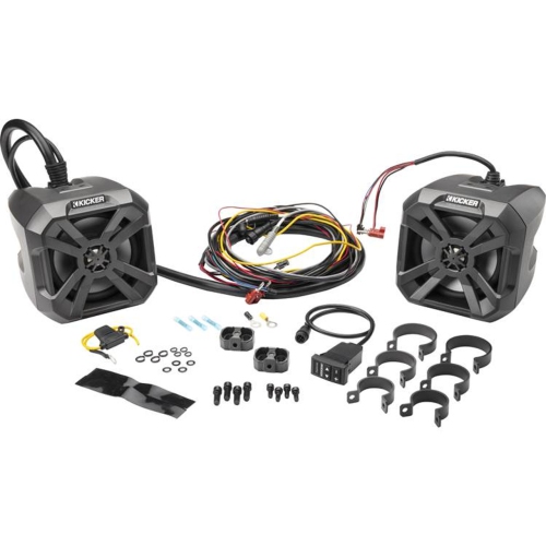 Haut-parleur auto-alimenté 48BTCAN65 de 6,5&nbsp;po de Kicker avec Bluetooth