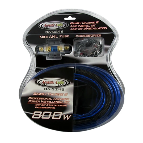 86-2246 Trousse d'installation d'amplificateur professionnel pour l'auto de 800&nbsp;W