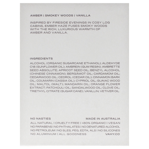 Ember Haze de Vahy pour 1,7&nbsp;oz en vaporisateur