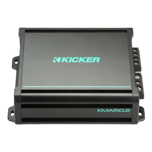 Kicker 48KMA1502 2-Channel Marine Amplifier - 75 Watts RMS x 2