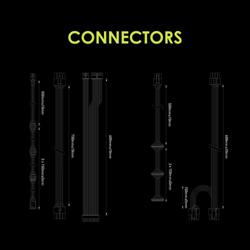 Open Box - MSI Mag 80 Plus A650GL 650-Watt ATX Modular Power Supply