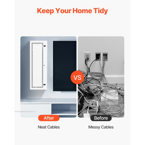 Boîtier multimédia VEVOR de 42&nbsp;po, centre multimédia structuré avec porte à charnière ventilée, boîtier de gestion des câbles, armoire