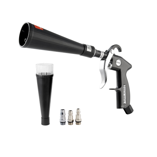 VEVOR 6-9.2 Bar Car Cleaning Gun, High-Pressure Blow Gun with 2-Set Nozzles, 360° Nozzle for Complete Cleaning, Blasts Dirt and Dust from Surface,