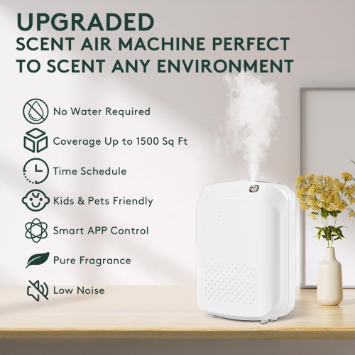 Home Bluetooth Smart Aromatherapy Diffuser, Portable Mini Aromatherapy Diffuser, Suitable for Home, Hotel, Office