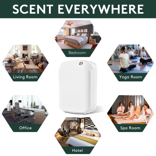 Home Bluetooth Smart Aromatherapy Diffuser, Portable Mini Aromatherapy Diffuser, Suitable for Home, Hotel, Office