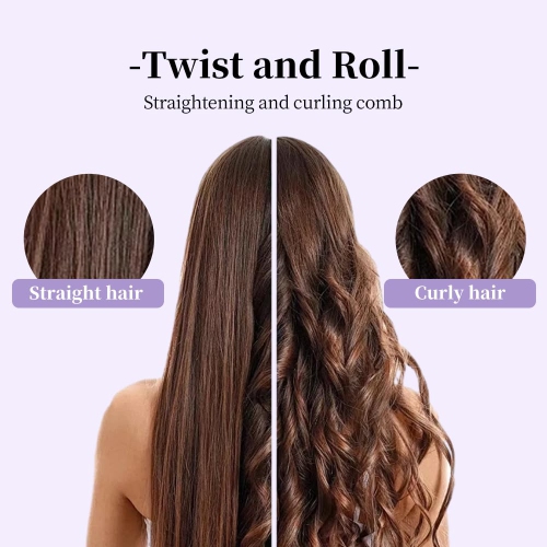 Wireless Hair Straightener, Portable Rechargeable Hair Straightener, Women's Mini Hair Straightener Suitable for Travel and Home Use