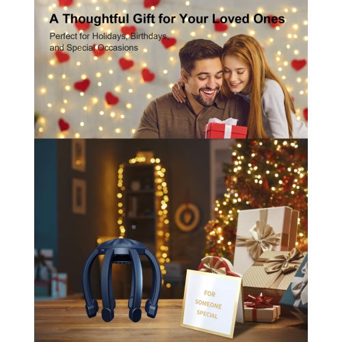 Electric Scalp Massager with 8 Nodes, 4 Modes, Portable Rechargeable Head Massager for Stress Relief, Headache Relief, and Sleep Aid