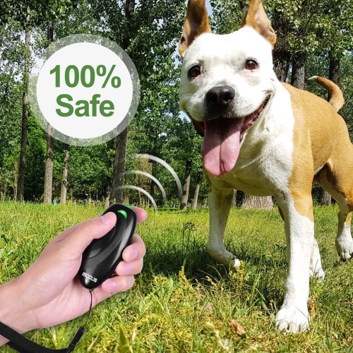 Handheld Ultrasonic Dog Trainer, Bark Stopper, Safe Ultrasonic, Ultrasonic, Dog Bark Stopper, No Need to Yell - Suitable for Indoor and Outdoor Use -