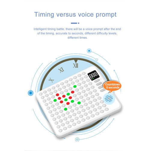 9-in-1 Smart Electronic Board Game - AI Multi-function Smart Go Board, Single and Double Mode, Memory Game, Light Touch, Voice Prompt, Great Gift for