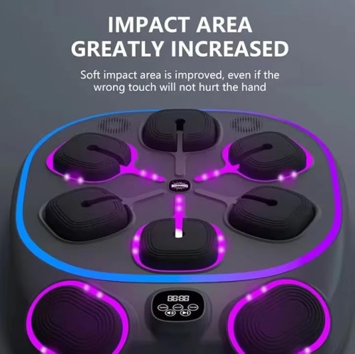Musical Boxing Machine, Smart Musical Boxing Target, Practice Targets with Left and Right Hooks, Uppercut Practice