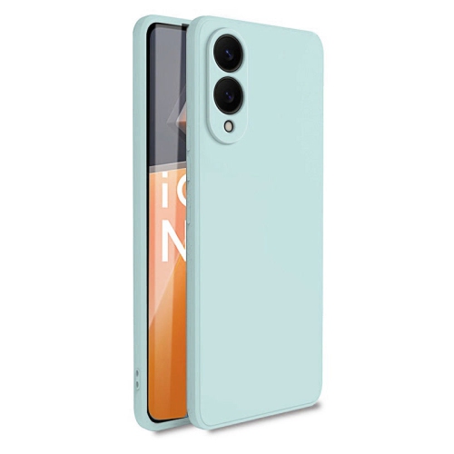 PANDACO Soft Shell Matte Mint Blue Case for Samsung Galaxy S25 Edge