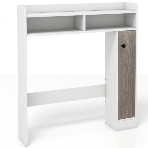 SLICKBLUE  Over-The-Toilet Floor Storage Organizer With Adjustable Shelves for Bathroom