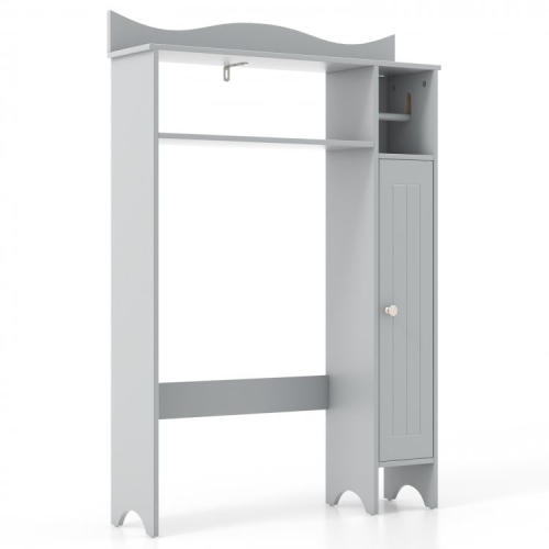 SLICKBLUE  Bathroom Cabinet Over Toilet With Toilet Paper Holder And Storage Shelves