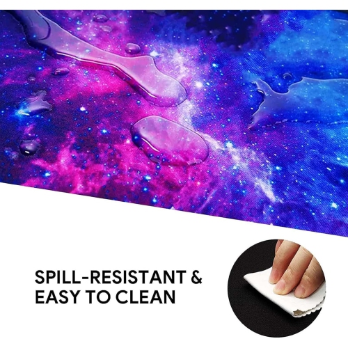 U Gaming Mouse Pad - 800 * 400mm XXL Extended Large Mouse Mat Pad Waterproof Keyboard Mat with Non-Slip Base, Stitched Edges, Smooth Surface Mousepad