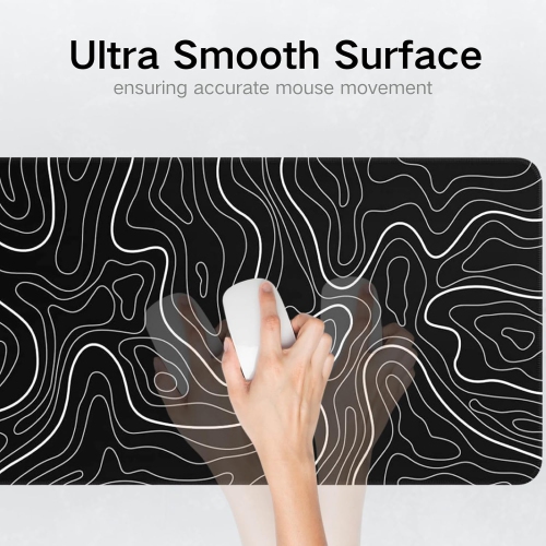 Gaming Mouse Pad, Large Mouse Pad 90 X 40CM(35.43X15.74Inches) Mousepad Big Desk Mat with Non-Slip Rubber Base Keyboard Pad for Gaming and