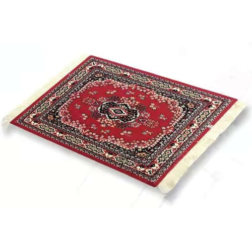 OECECA  Paitianle Mouse Pads for Wireless Mouse, Oriental Carpet Mouse Mat Computer Mousepad for Table Decor (Style1 Red)