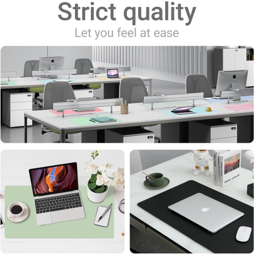 B Leather Desk Pad Protector,Non-Slip Mouse Pad,Laptop Desk Pad,Office Mouse Mat,Waterproof Leather Desk Blotter,Desk Writing Pad for Office and Home