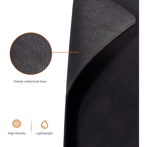 Amazon Basics Large Extended Gaming Computer Mouse Pad - Black