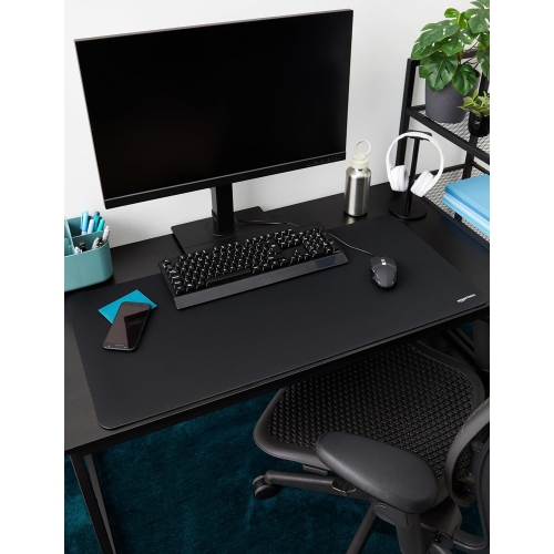Amazon Basics Large Extended Gaming Computer Mouse Pad - Black