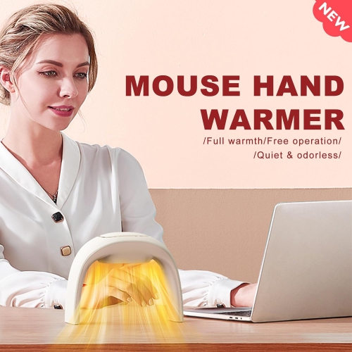x Heated Mouse Pad Hand Warmer, 110V Heated Desk Warmer for Office Gaming Adjustable Temperature with 5ft Cable, Desktop Hand Warmer for Kids Men and