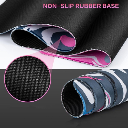 Large Mouse Pad for Desk - 80 x 40 cm Gaming Mouse Pad with Stitched Edges, Anti-Slip Base, Desk Mat for Keyboard and Mouse