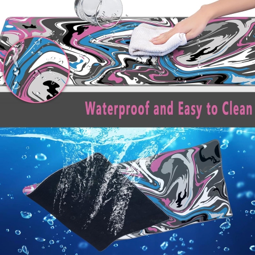 Large Mouse Pad for Desk - 80 x 40 cm Gaming Mouse Pad with Stitched Edges, Anti-Slip Base, Desk Mat for Keyboard and Mouse