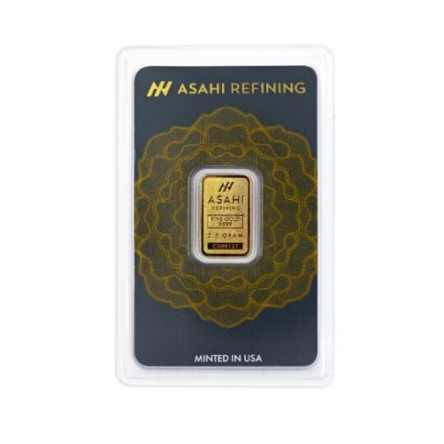 Asahi Refining – 2.5 Gram Gold Bar – .9999 Fine Gold