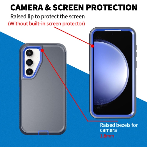 Defender – Étui pour Samsung Galaxy S25 5G, robuste antichoc, hermétique à la poussière, 3-en-1, protecteur protecteur robuste pour Galaxy S25 5G