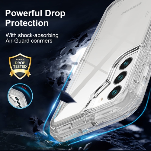 Defender – Étui pour Samsung Galaxy S25 5G, robuste antichoc, hermétique à la poussière 3-en-1, protecteur protecteur robuste pour Galaxy S25 5G