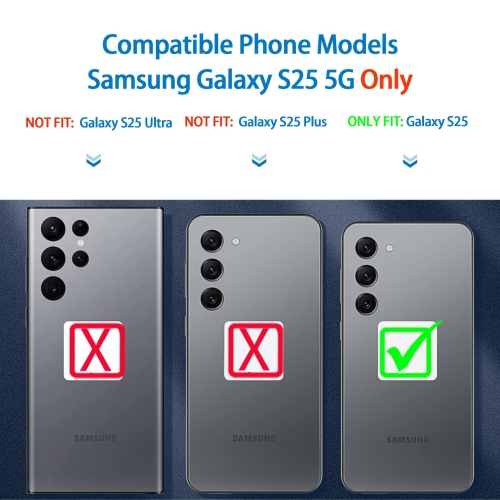 Defender – Étui pour Samsung Galaxy S25 5G, robuste antichoc, hermétique à la poussière, 3-en-1, protecteur protecteur robuste pour Galaxy S25 5G