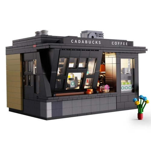 CaDA Street Coffee House 768 Pcs - Building Set for Adults & Teens